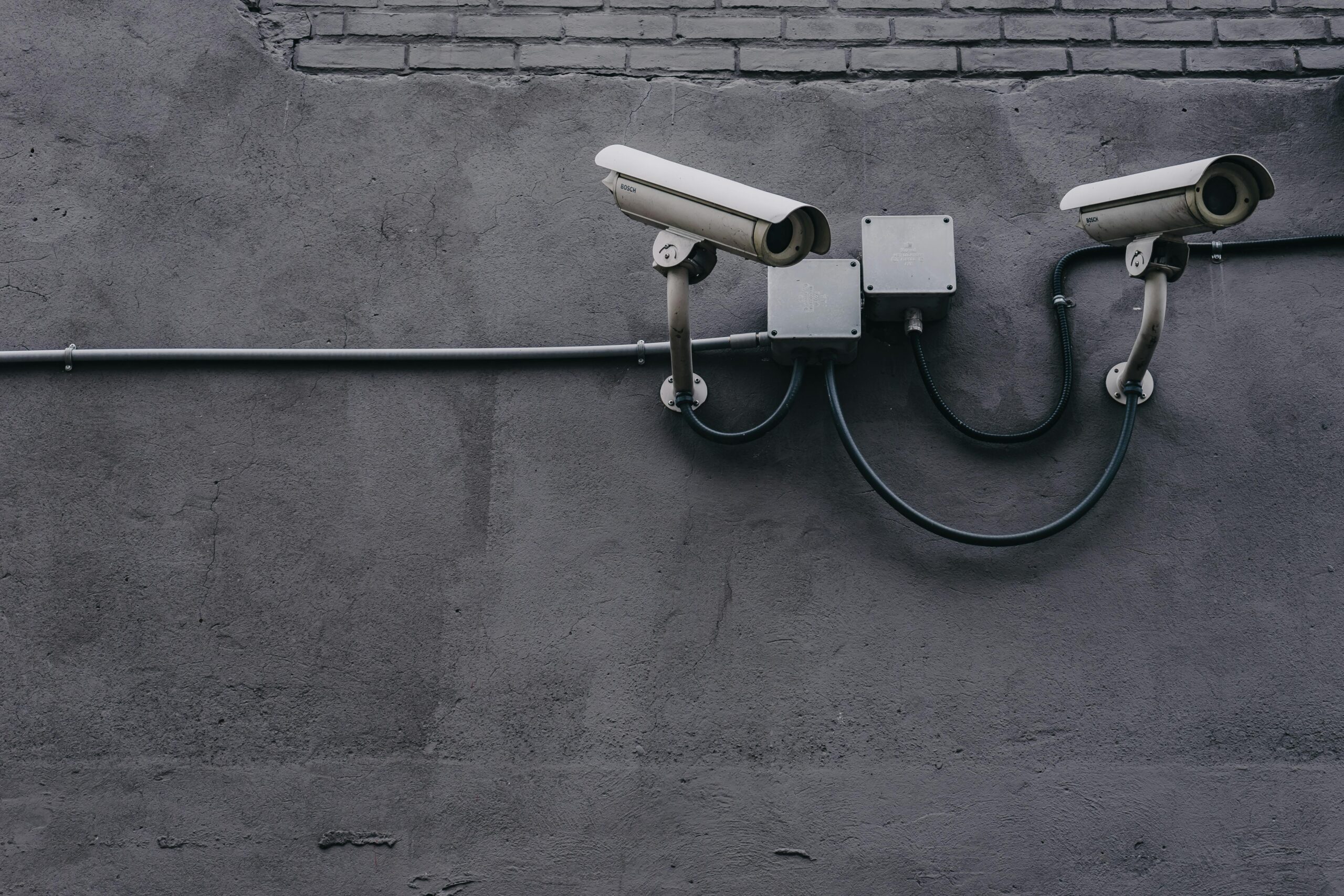 CCTV camera installed for property security